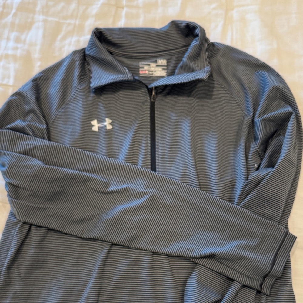 Under Armour Navy and Gray Performance Jacket - Picture 4 of 4